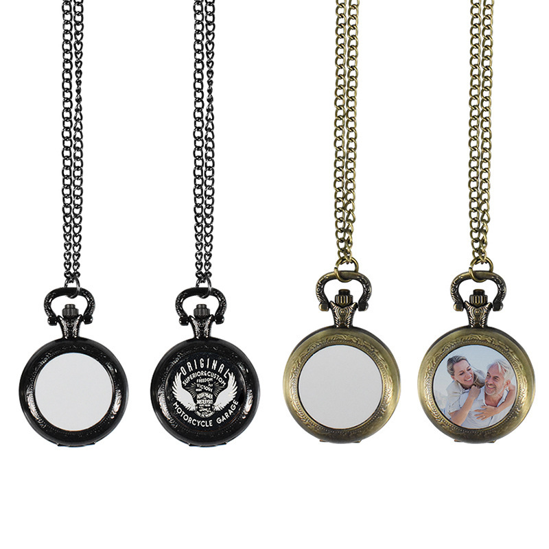 Vintage Jewelry Collection - Custom Vintage Metal Pocket Watch Pendant