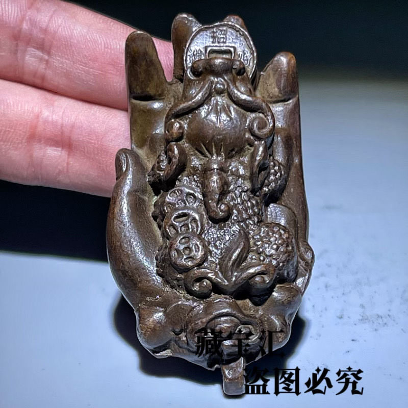 Vintage And Collectible Items - Old Collection Antique Solid Brass Lucky