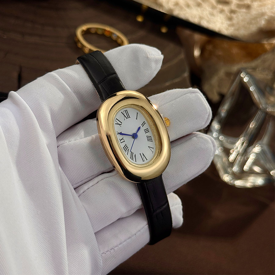 Ladies' New Oval Bathtub Egg-S - Vintage Watch Crystal ulasan dan harga