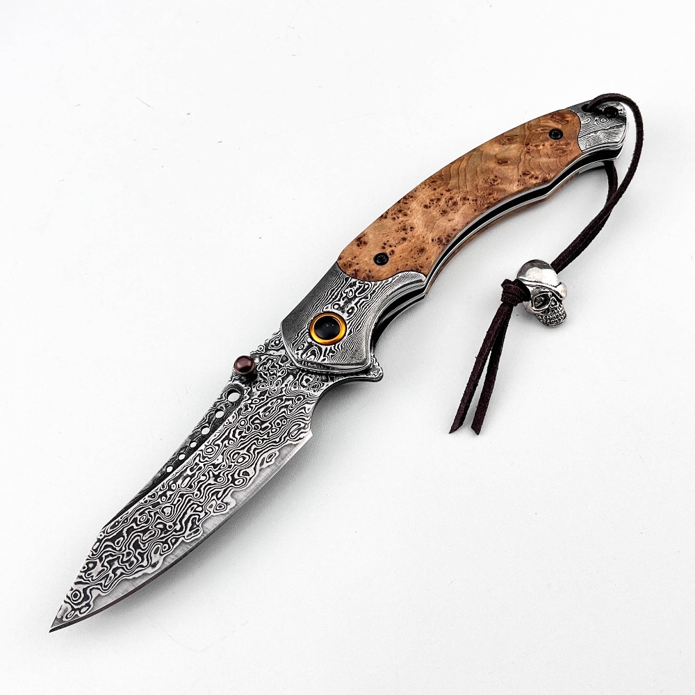 High Hardness Damascus Pattern - Vintage Collectible Knives ulasan dan harga