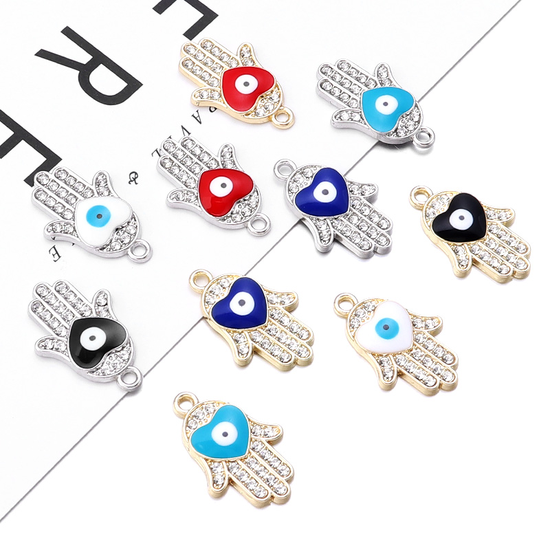10Pcs/Lot Hand Shape with Crys - Vintage Jewelry Collection ulasan dan harga