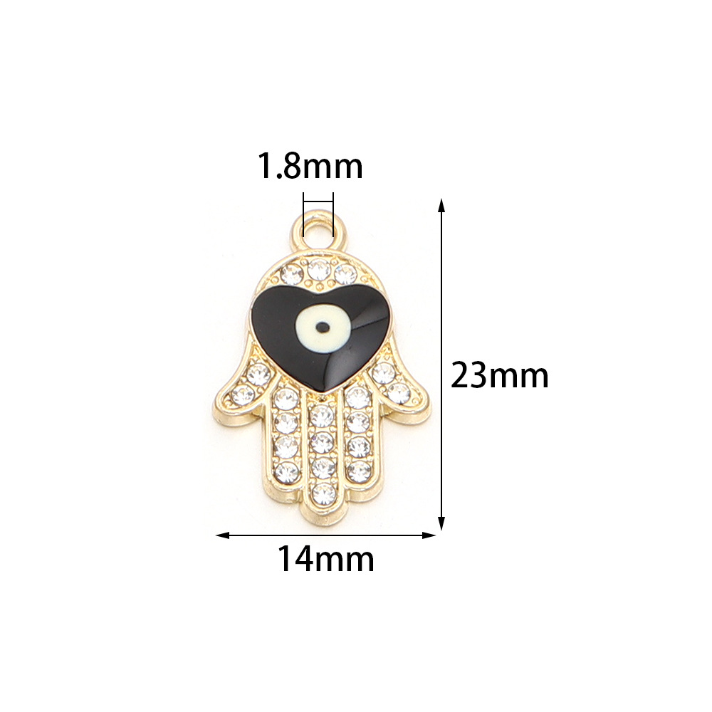 10Pcs/Lot Hand Shape with Crys - Vintage Jewelry Collection ulasan dan harga