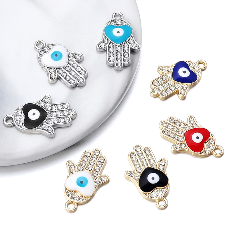 10Pcs/Lot Hand Shape with Crys - Vintage Jewelry Collection ulasan dan harga