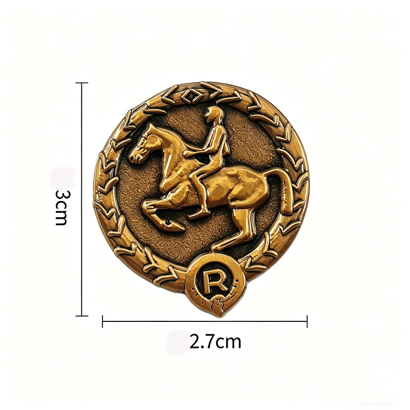 German Young Horseman Badge Ge - Vintage Collectible Pins ulasan dan harga
