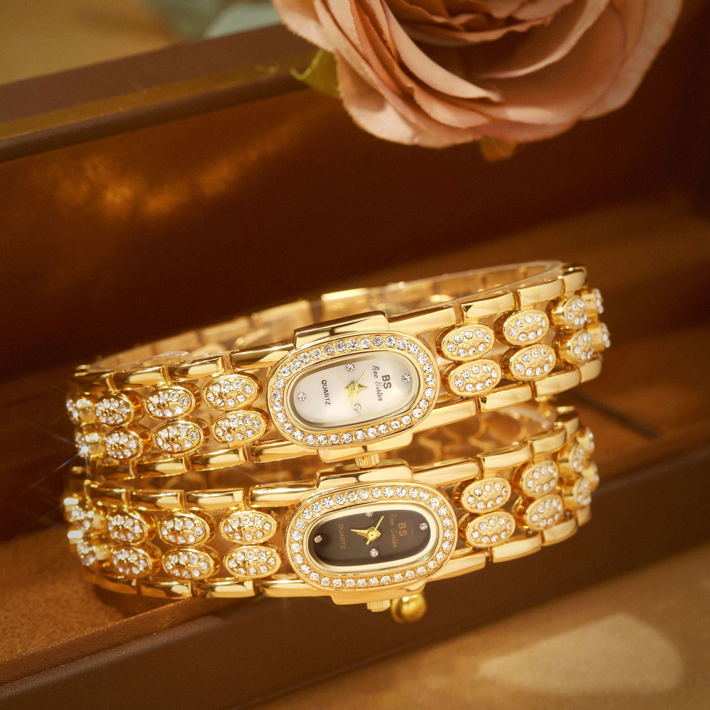 Fashion Watches Gold Bracelet  - Vintage Watch Crystal ulasan dan harga