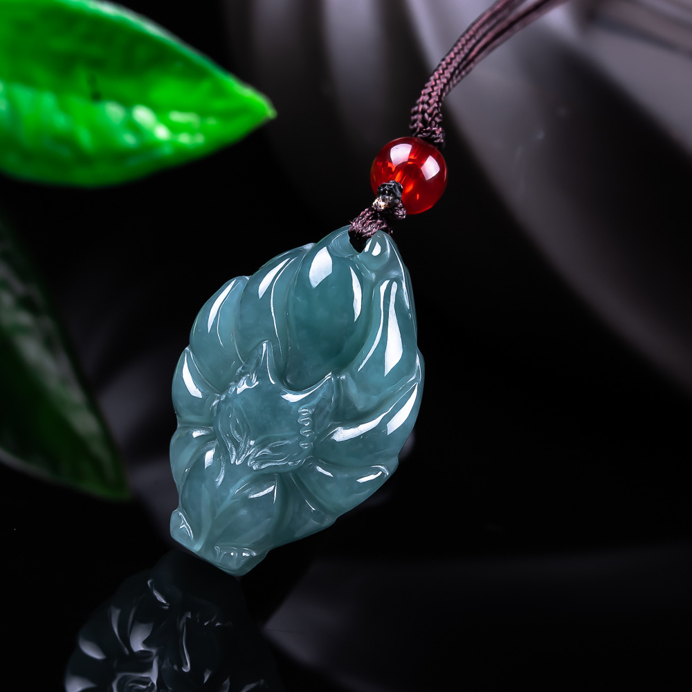 Natural Burmese Jadeite Fox Pe - Vintage Jewelry Collection ulasan dan harga
