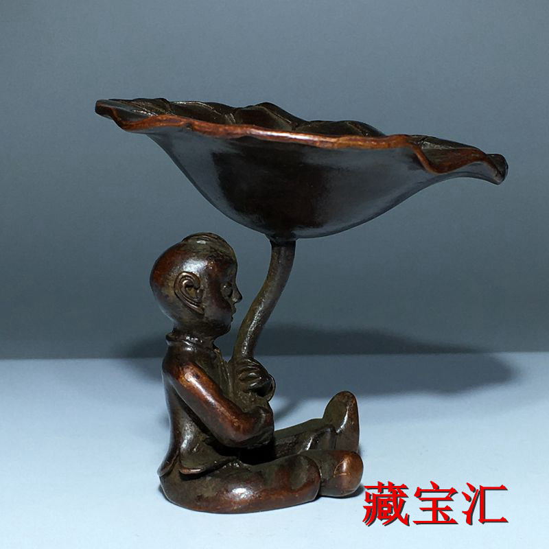 Vintage Antique Lotus Leaf Chi - Vintage And Collectible Items ulasan dan harga