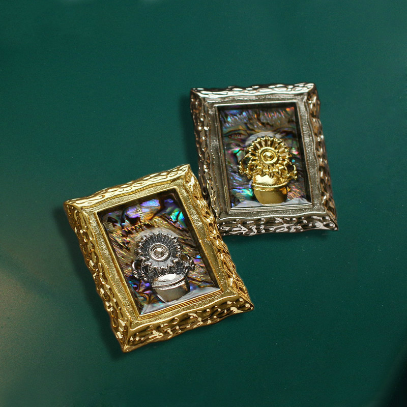 Muylinda Vintage Van Gogh Sunf - Vintage Collectible Pins ulasan dan harga