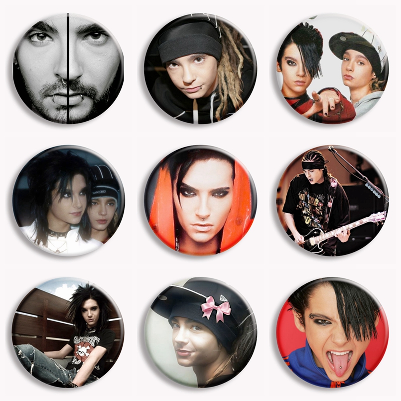 Rock Band Tokio Hotel Kaulitz  - Vintage Collectible Pins ulasan dan harga