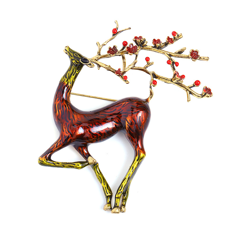 Vintage Deer Brooch Collection - Vintage Collectible Pins ulasan dan harga